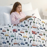 Coperta terapeutica originale - Coperta ponderata per auto con rivestimento in cotone per bambini