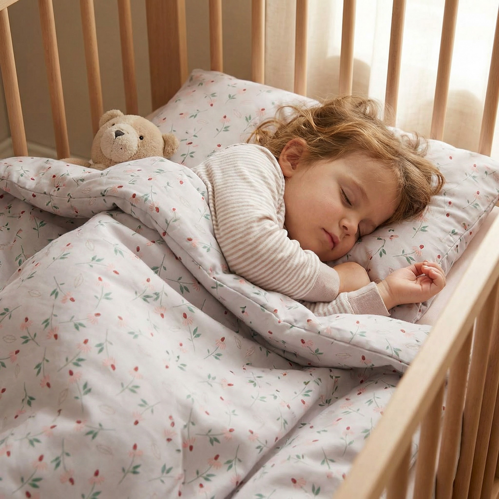 Coperta terapeutica originale - Coperta ponderata con margherite con rivestimento in cotone per bambini