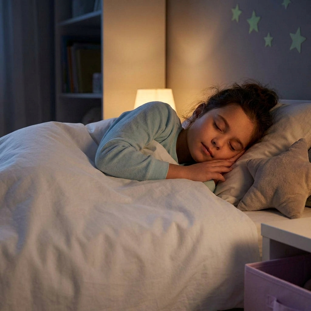Original Therapiedecke - Gewichtsdecke mit Baumwollbezug in Hellgrau für Kinder