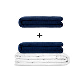 Coperta terapeutica originale - Set di coperte ponderate per adulti incluso 2 coperture a scelta