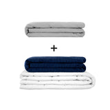 Coperta terapeutica originale - Set di coperte ponderate per adulti incluso 2 coperture a scelta