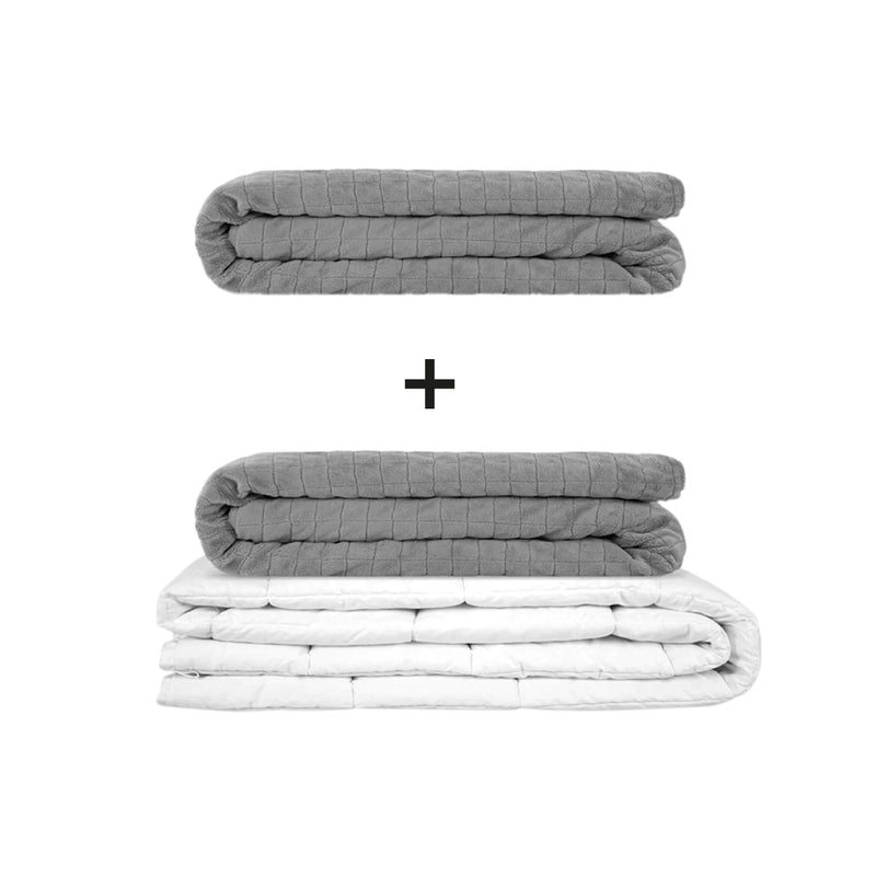 Coperta terapeutica originale - Set di coperte ponderate per adulti incluso 2 coperture a scelta