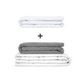 Coperta terapeutica originale - Set di coperte ponderate per adulti incluso 2 coperture a scelta