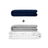 Coperta terapeutica originale - Set di coperte ponderate per adulti incluso 2 coperture a scelta