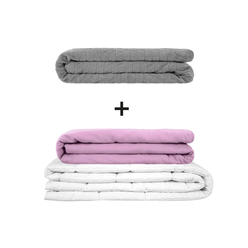 Coperta terapeutica originale - Set di coperte ponderate per adulti incluso 2 coperture a scelta