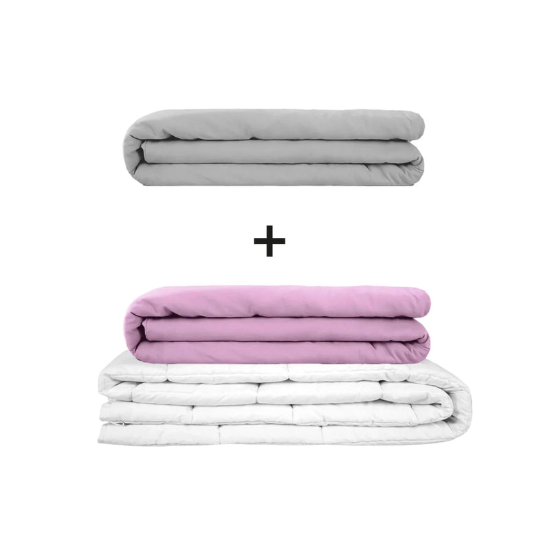 Coperta terapeutica originale - Set di coperte ponderate per adulti incluso 2 coperture a scelta
