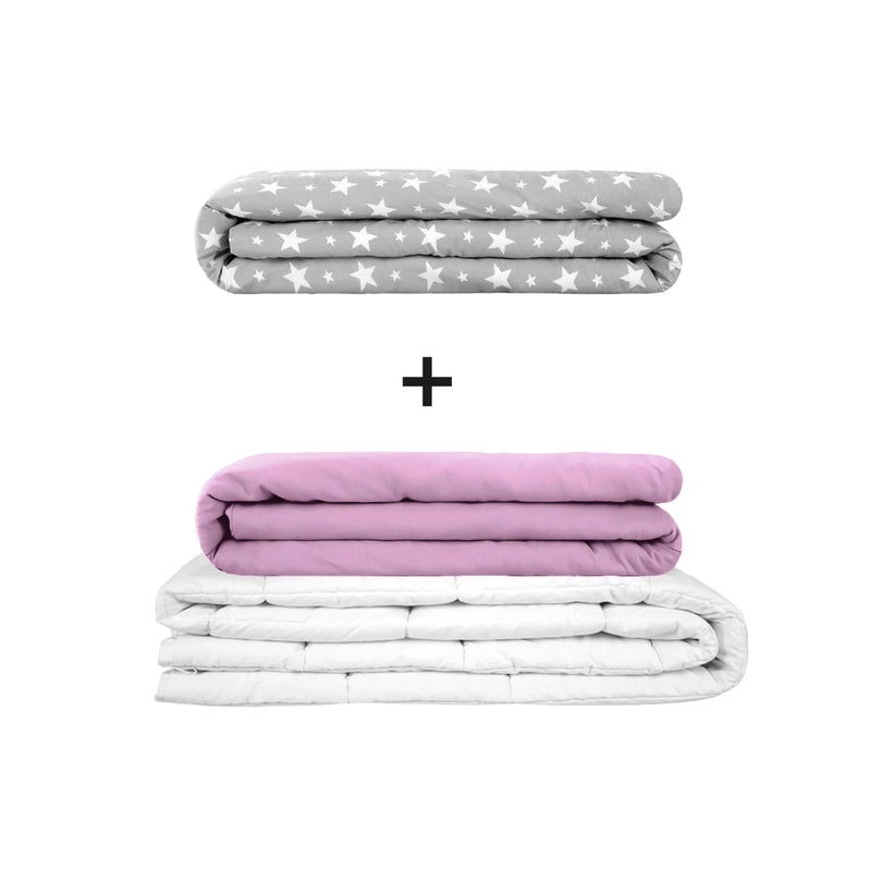 Coperta terapeutica originale - Set di coperte ponderate per adulti incluso 2 coperture a scelta