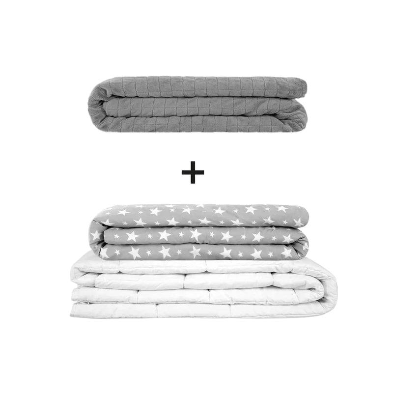 Coperta terapeutica originale - Set di coperte ponderate per adulti incluso 2 coperture a scelta