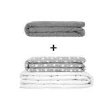 Coperta terapeutica originale - Set di coperte ponderate per adulti incluso 2 coperture a scelta