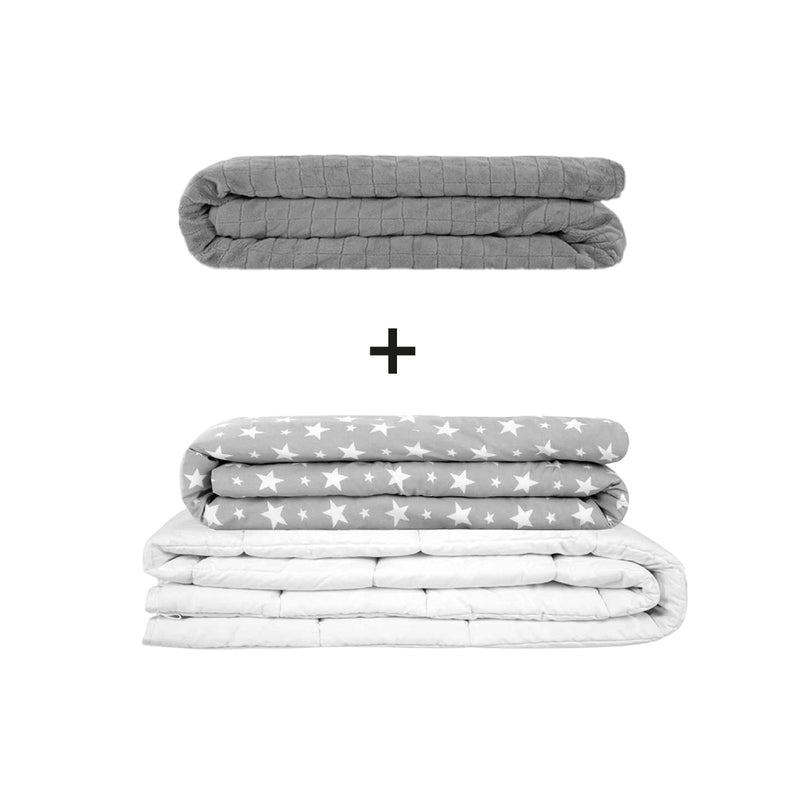 Coperta terapeutica originale - Set di coperte ponderate per adulti incluso 2 coperture a scelta