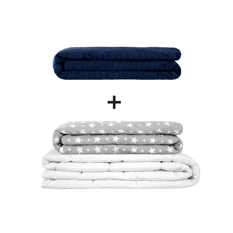 Coperta terapeutica originale - Set di coperte ponderate per adulti incluso 2 coperture a scelta