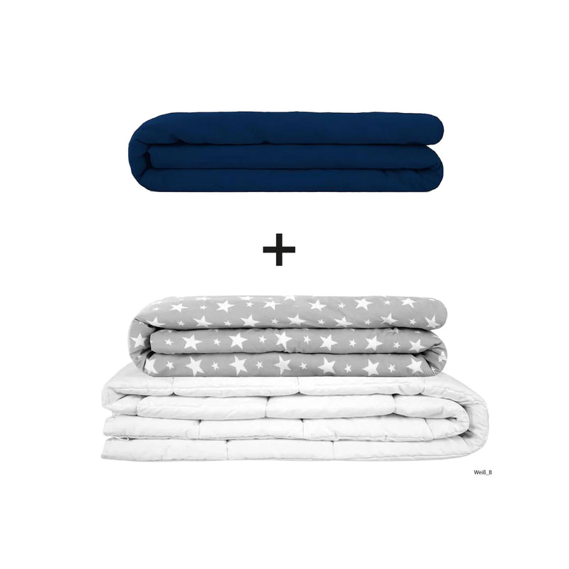 Coperta terapeutica originale - Set di coperte ponderate per adulti incluso 2 coperture a scelta