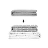 Coperta terapeutica originale - Set di coperte ponderate per adulti incluso 2 coperture a scelta