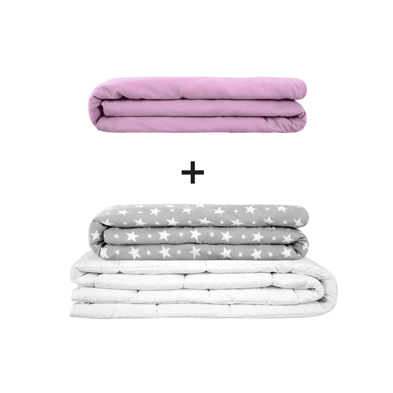 Coperta terapeutica originale - Set di coperte ponderate per adulti incluso 2 coperture a scelta