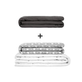 Coperta terapeutica originale - Set di coperte ponderate per adulti incluso 2 coperture a scelta