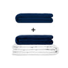 Coperta terapeutica originale - Set di coperte ponderate per adulti incluso 2 coperture a scelta
