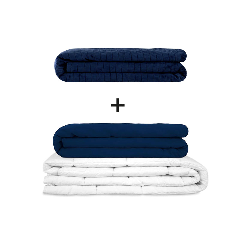 Coperta terapeutica originale - Set di coperte ponderate per adulti incluso 2 coperture a scelta