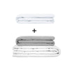 Coperta terapeutica originale - Set di coperte ponderate per adulti incluso 2 coperture a scelta