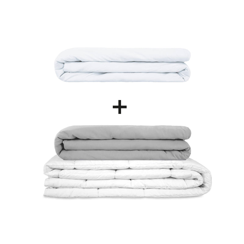 Coperta terapeutica originale - Set di coperte ponderate per adulti incluso 2 coperture a scelta