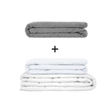 Coperta terapeutica originale - Set di coperte ponderate per adulti incluso 2 coperture a scelta