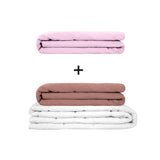 Coperta terapeutica originale - Set di coperte ponderate per adulti incluso 2 coperture a scelta