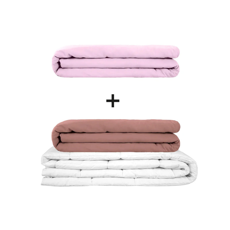 Coperta terapeutica originale - Set di coperte ponderate per adulti incluso 2 coperture a scelta