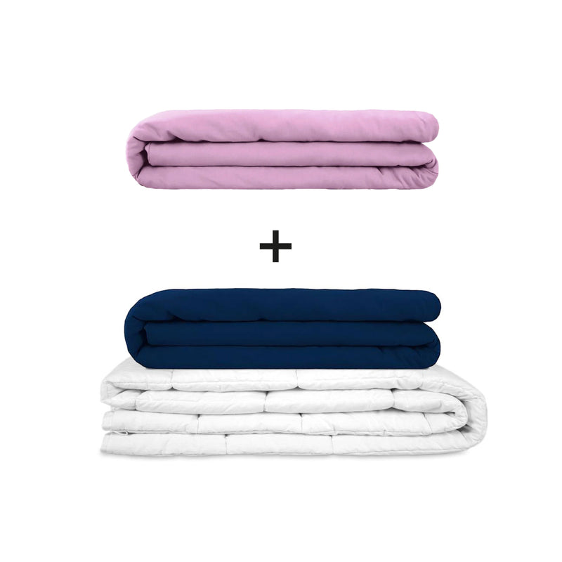 Coperta terapeutica originale - Set di coperte ponderate per adulti incluso 2 coperture a scelta