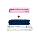 Coperta terapeutica originale - Set di coperte ponderate per adulti incluso 2 coperture a scelta