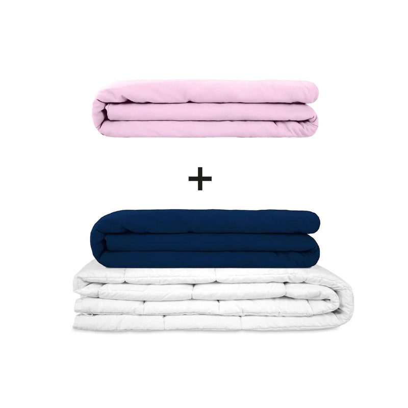 Coperta terapeutica originale - Set di coperte ponderate per adulti incluso 2 coperture a scelta