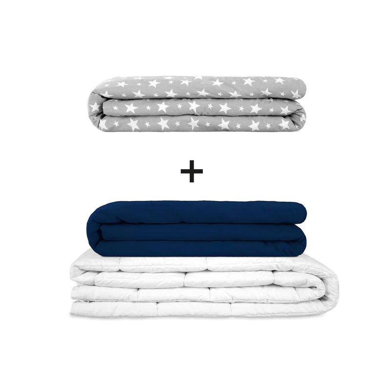 Coperta terapeutica originale - Set di coperte ponderate per adulti incluso 2 coperture a scelta