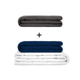Coperta terapeutica originale - Set di coperte ponderate per adulti incluso 2 coperture a scelta