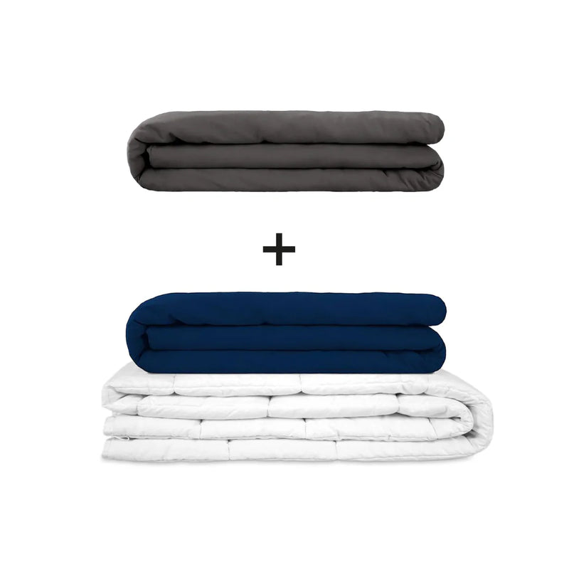 Coperta terapeutica originale - Set di coperte ponderate per adulti incluso 2 coperture a scelta