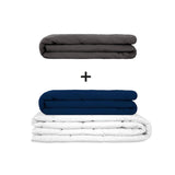 Coperta terapeutica originale - Set di coperte ponderate per adulti incluso 2 coperture a scelta