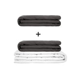 Coperta terapeutica originale - Set di coperte ponderate per adulti incluso 2 coperture a scelta
