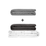 Coperta terapeutica originale - Set di coperte ponderate per adulti incluso 2 coperture a scelta