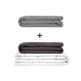 Coperta terapeutica originale - Set di coperte ponderate per adulti incluso 2 coperture a scelta
