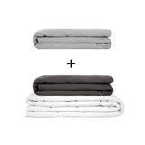 Coperta terapeutica originale - Set di coperte ponderate per adulti incluso 2 coperture a scelta