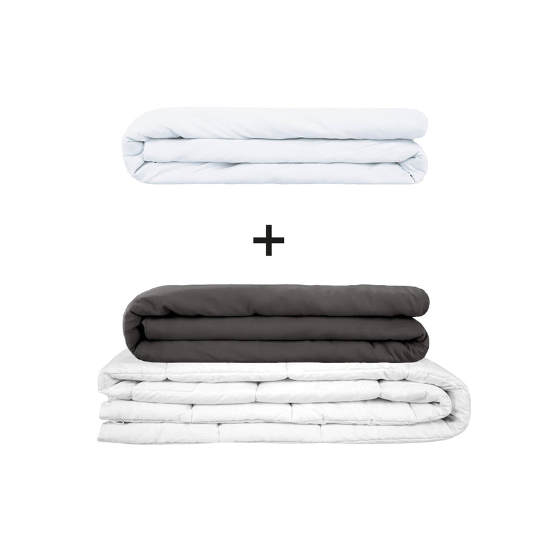Coperta terapeutica originale - Set di coperte ponderate per adulti incluso 2 coperture a scelta