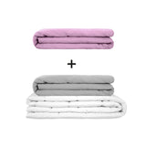 Coperta terapeutica originale - Set di coperte ponderate per adulti incluso 2 coperture a scelta