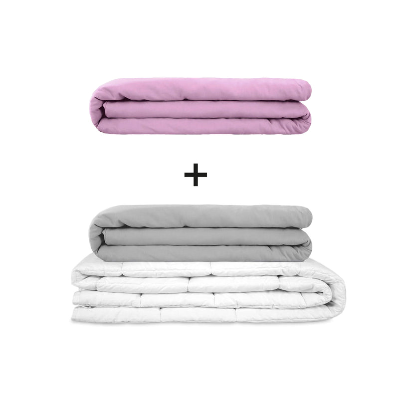 Coperta terapeutica originale - Set di coperte ponderate per adulti incluso 2 coperture a scelta