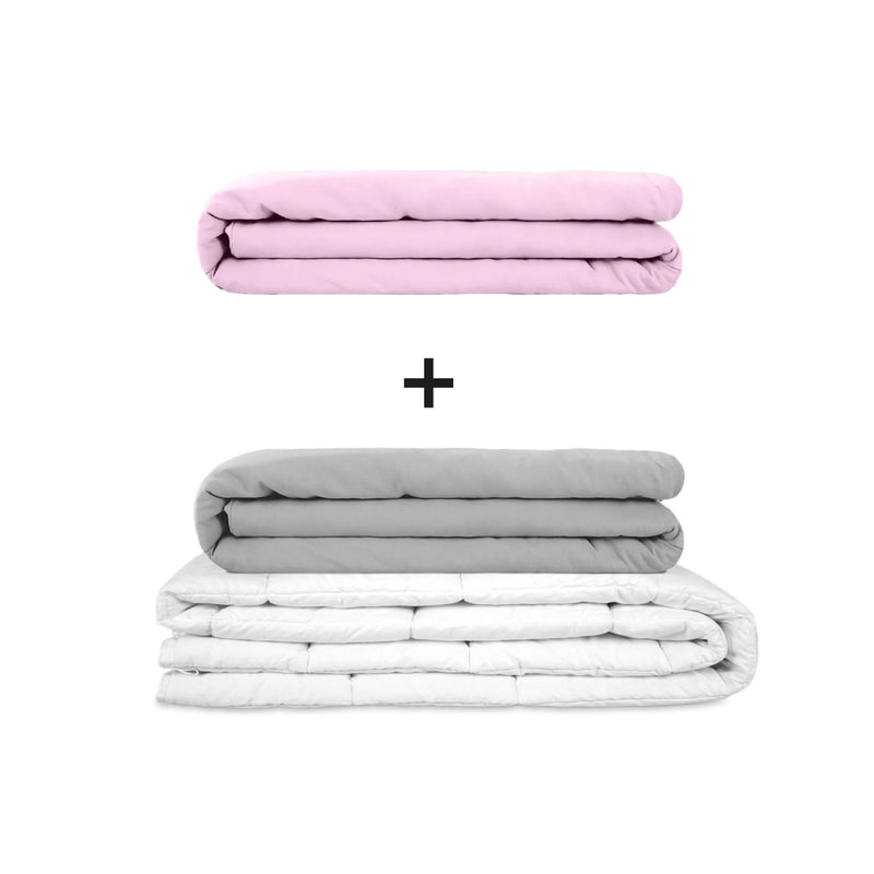 Coperta terapeutica originale - Set di coperte ponderate per adulti incluso 2 coperture a scelta
