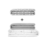 Coperta terapeutica originale - Set di coperte ponderate per adulti incluso 2 coperture a scelta