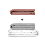 Coperta terapeutica originale - Set di coperte ponderate per adulti incluso 2 coperture a scelta