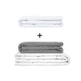 Coperta terapeutica originale - Set di coperte ponderate per adulti incluso 2 coperture a scelta
