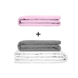 Coperta terapeutica originale - Set di coperte ponderate per adulti incluso 2 coperture a scelta