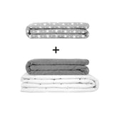 Coperta terapeutica originale - Set di coperte ponderate per adulti incluso 2 coperture a scelta