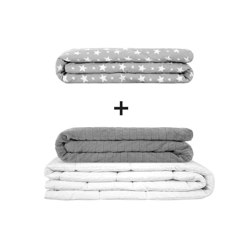 Coperta terapeutica originale - Set di coperte ponderate per adulti incluso 2 coperture a scelta