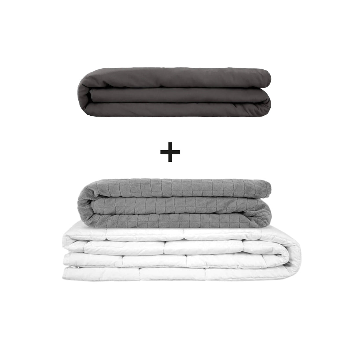 Coperta terapeutica originale - Set di coperta ponderata con 2 rivestimenti per adulti