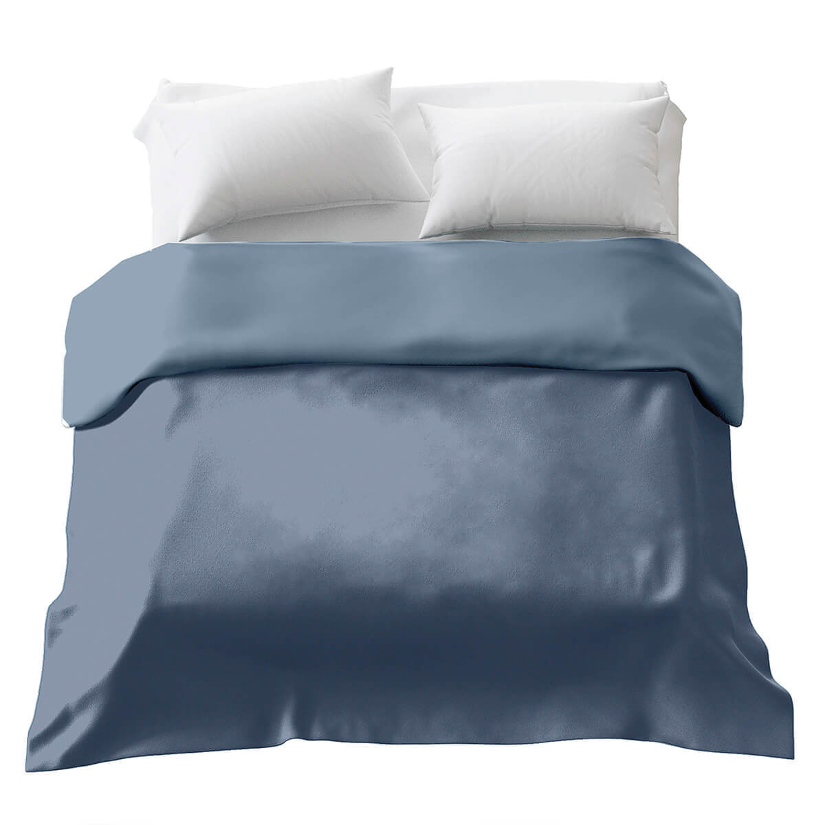 Coperta terapeutica originale - Rivestimento in cotone blu acciaio