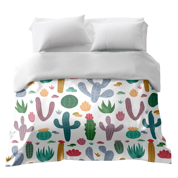 Coperta terapeutica originale - Rivestimento in cotone Cactus colorati